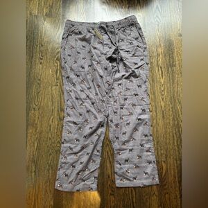 J. Crew Flannel Men’s Dog Print Pajama Pants NWT